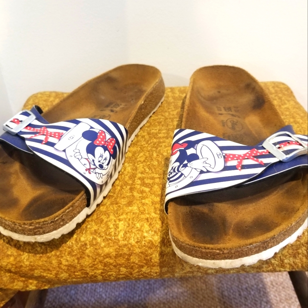 🧭Birkenstock Madrid Limited Edition Nautical Mickey Mouse and Minnie⚓